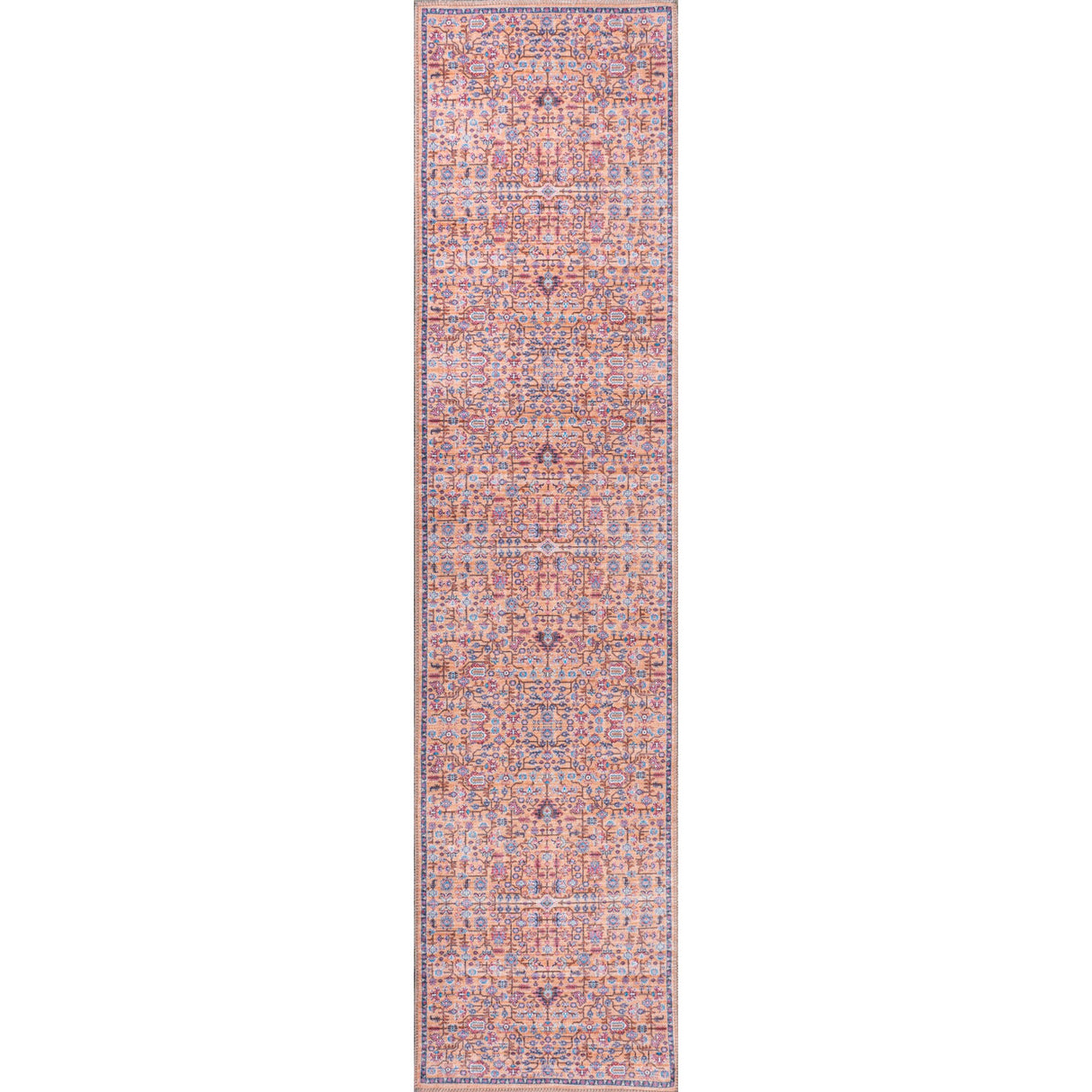 Kemer All-Over Persian Machine-Washable Runner Rug