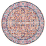 Kemer All-Over Persian Machine-Washable Round Area Rug