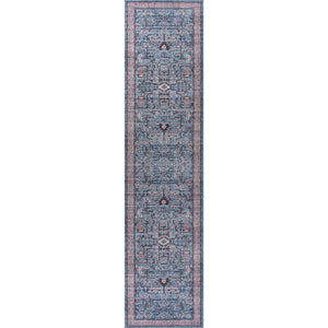 Kemer All-Over Persian Machine-Washable Runner Rug