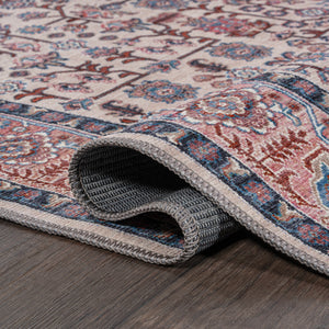 Kemer All-Over Persian Machine-Washable Runner Rug