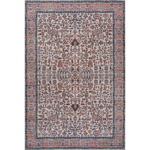 Kemer All-Over Persian Machine-Washable Area Rug
