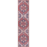 Cirali Ornate Large Medallion Machine-Washable Runner Rug
