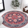 Cirali Ornate Large Medallion Machine-Washable Round Area Rug