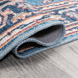 Cirali Ornate Large Medallion Machine-Washable Runner Rug