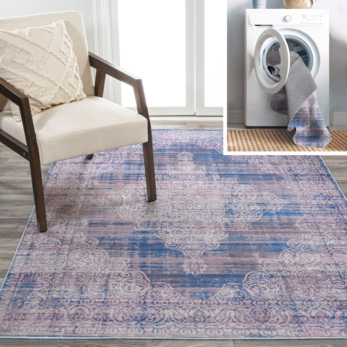 Regis-Bohemian-Medallion-Machine-Washable-Area-Rug-Area-Rugs