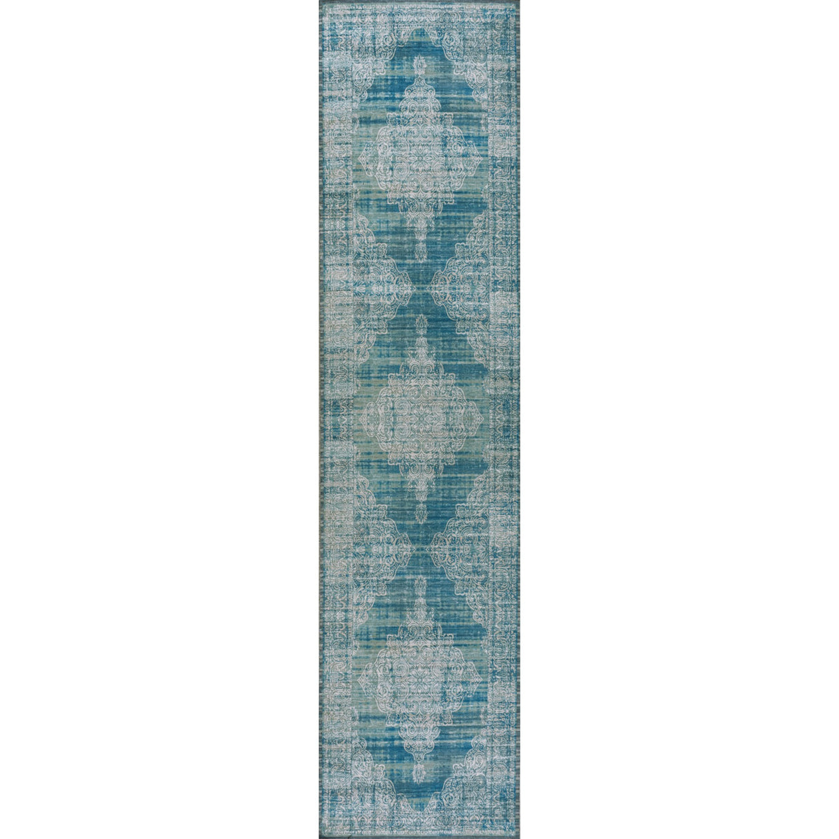 Regis Bohemian Medallion Machine-Washable Runner Rug