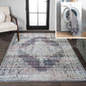 Regis Bohemian Medallion Machine-Washable Area Rug