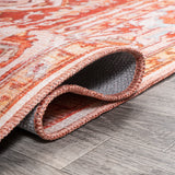 Asa Ornate Medallion Machine-Washable Runner Rug