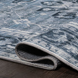 Asa Ornate Medallion Machine-Washable Runner Rug