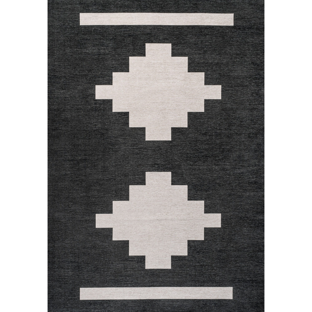 Adriel Geometric Tribal Medallion Machine-Washable Area Rug