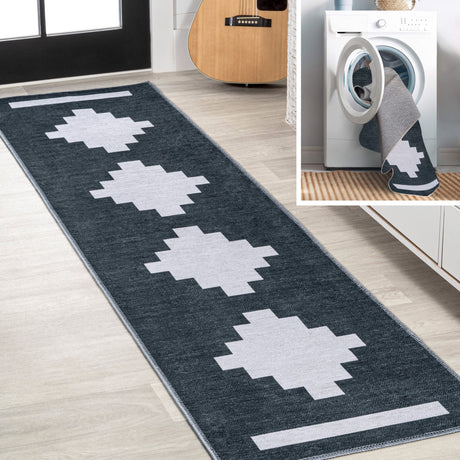 Adriel-Geometric-Medallion-Machine-Washable-Runner-Rug-Runner-Rugs