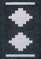 Adriel Geometric Medallion Machine-Washable Area Rug