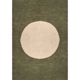 Cirkel Minimalist Geometric Dot Machine-Washable Area Rug