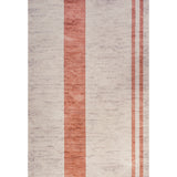 Raita Modern Distressed Stripe Machine-Washable Area Rug