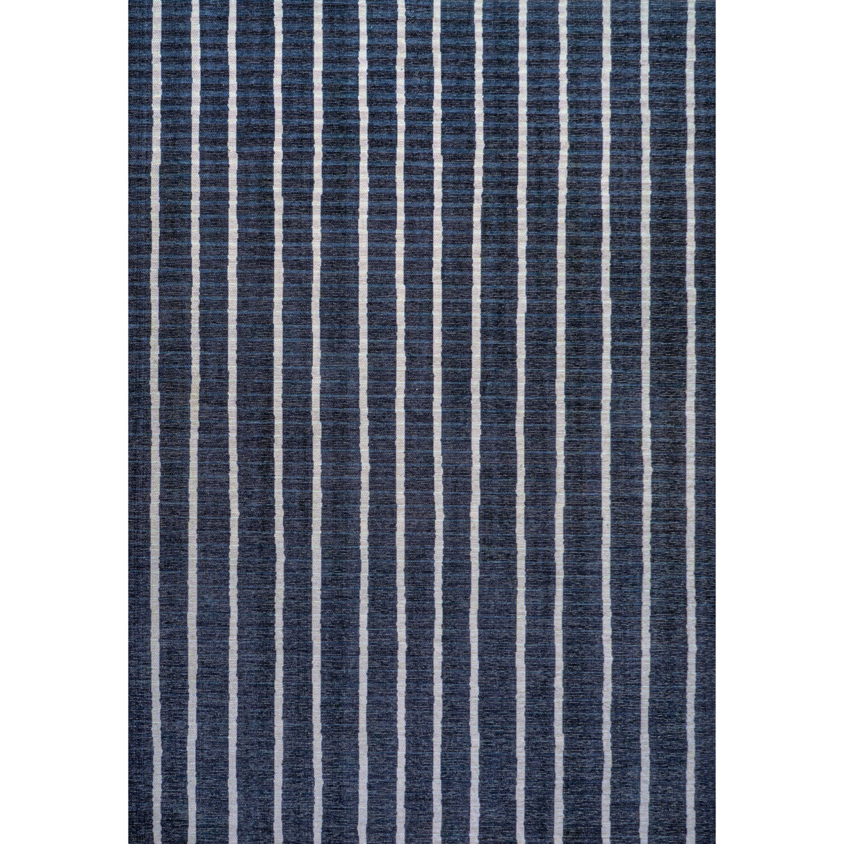Rand Distressed Ticking Stripe Machine-Washable Area Rug