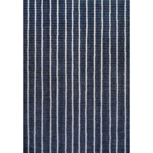 Rand Distressed Ticking Stripe Machine-Washable Area Rug