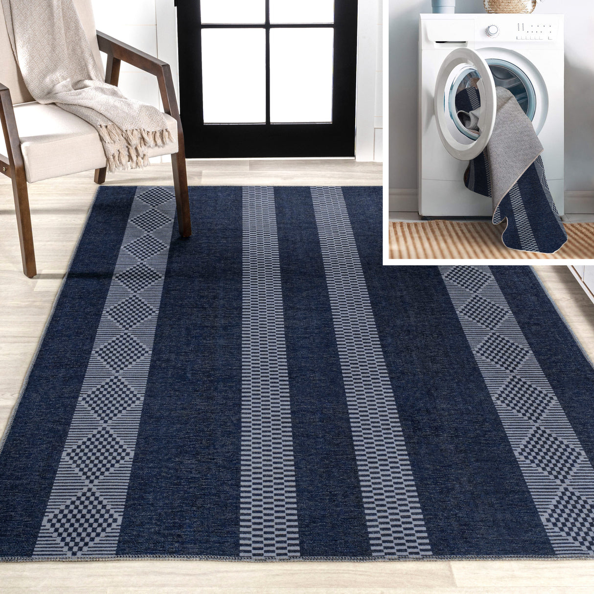 Nautisk-Trellis-Stripe-Machine-Washable-Area-Rug-Area-Rugs