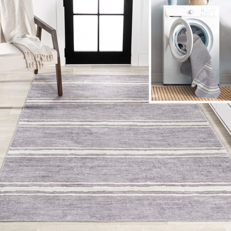 Bande-Distressed-Ticking-Stripe-Machine-Washable-Area-Rug-Area-Rugs