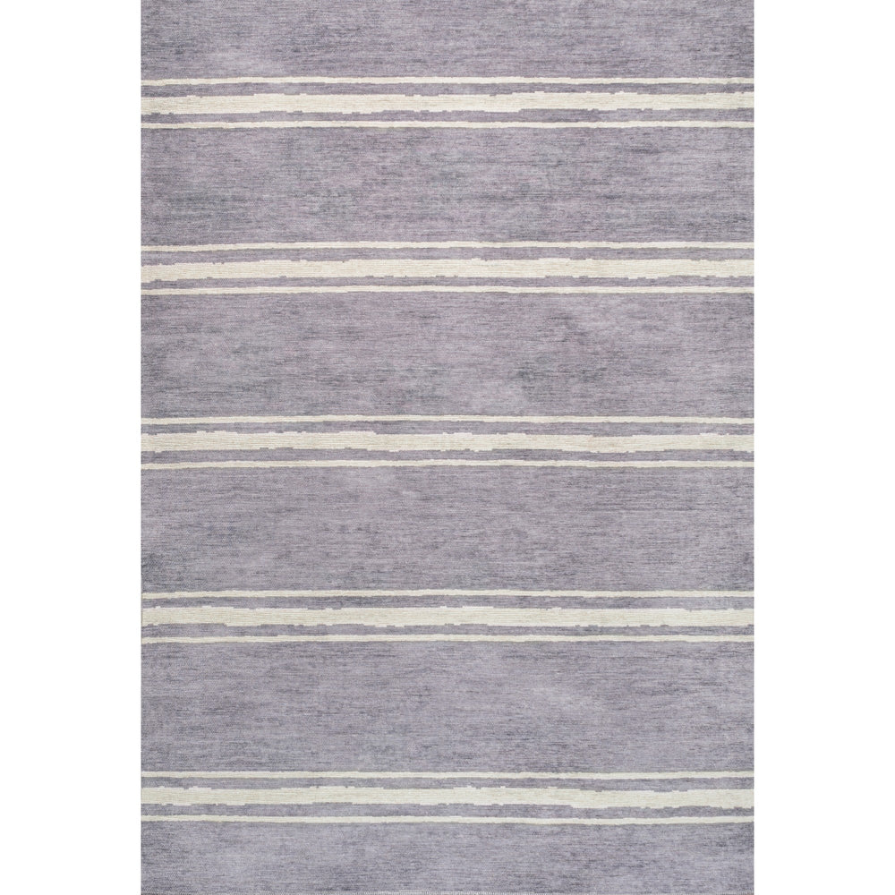 Bande Distressed Ticking Stripe Machine-Washable Area Rug