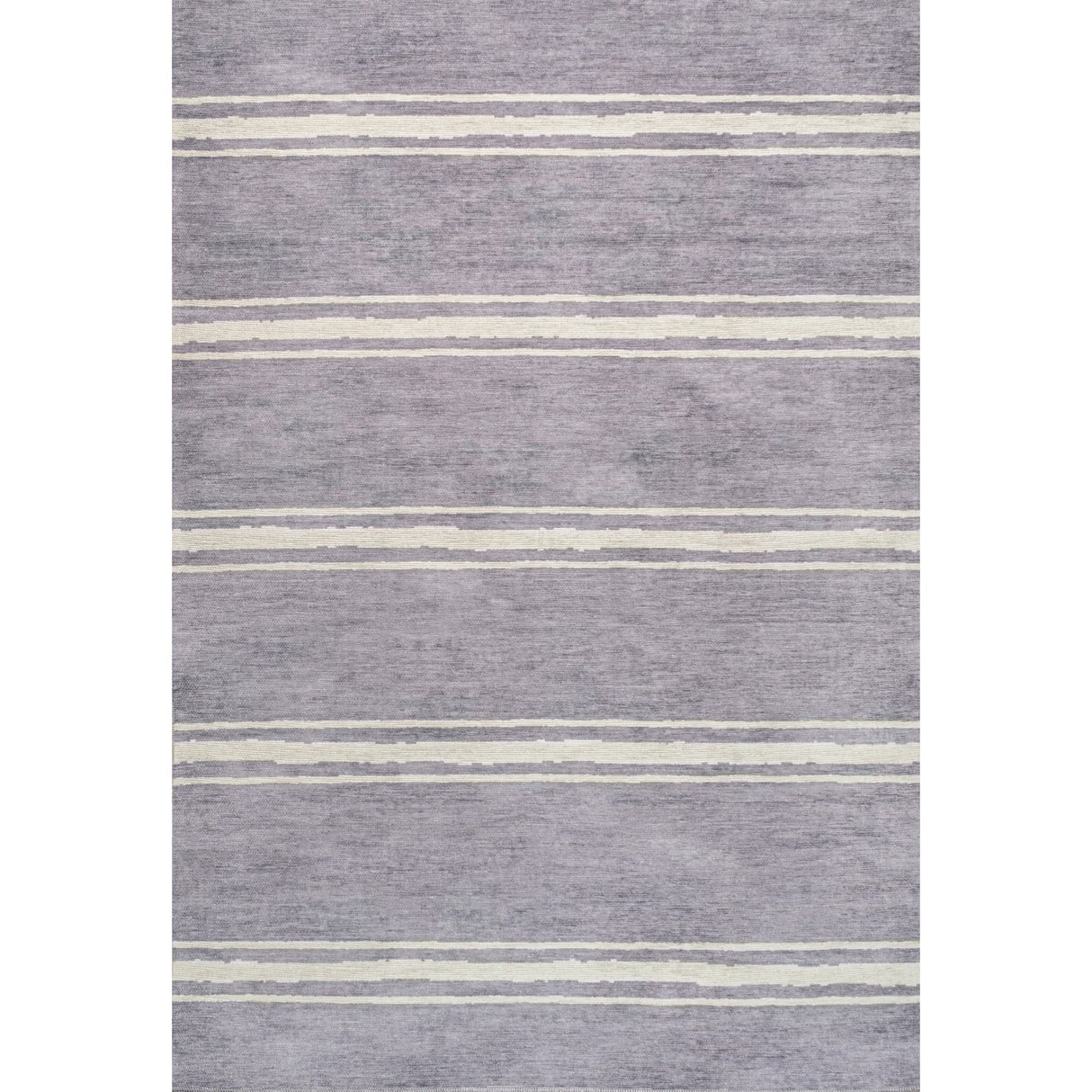 Bande Distressed Ticking Stripe Machine-Washable Area Rug