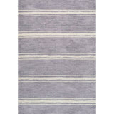 Bande Distressed Ticking Stripe Machine-Washable Area Rug