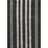 Vichy Geometric Striped Machine-Washable Area Rug
