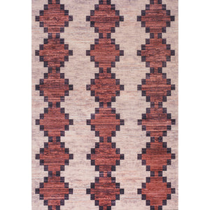 Timantii Modern Trellis Kilim Machine-Washable Runner Rug