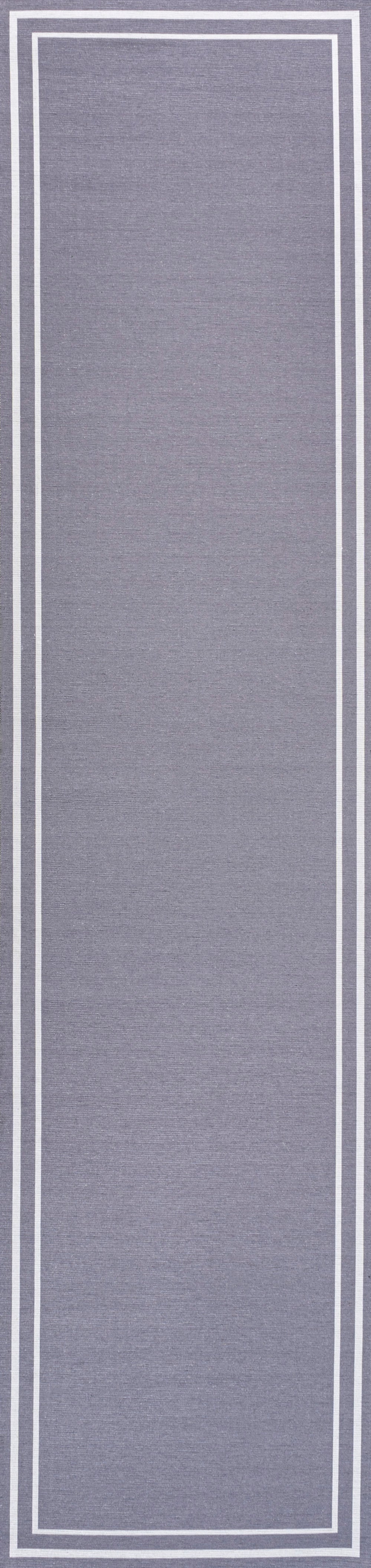 Sloane Classic 2-Stripe Border Washable Runner Rug