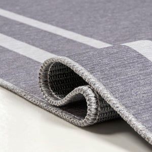 Sloane Classic 2-Stripe Border Washable Area Rug