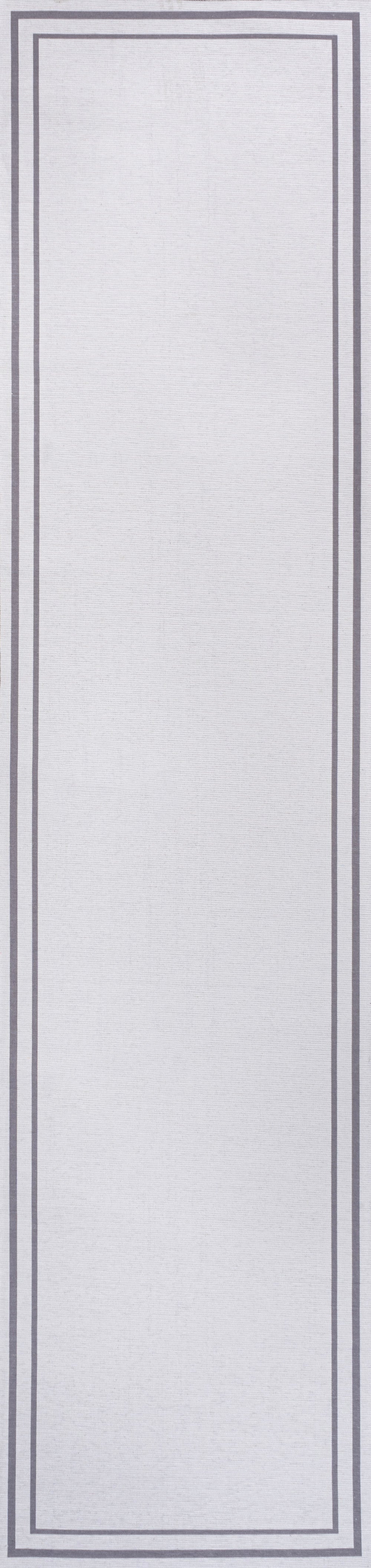 Sloane Classic 2-Stripe Border Washable Runner Rug