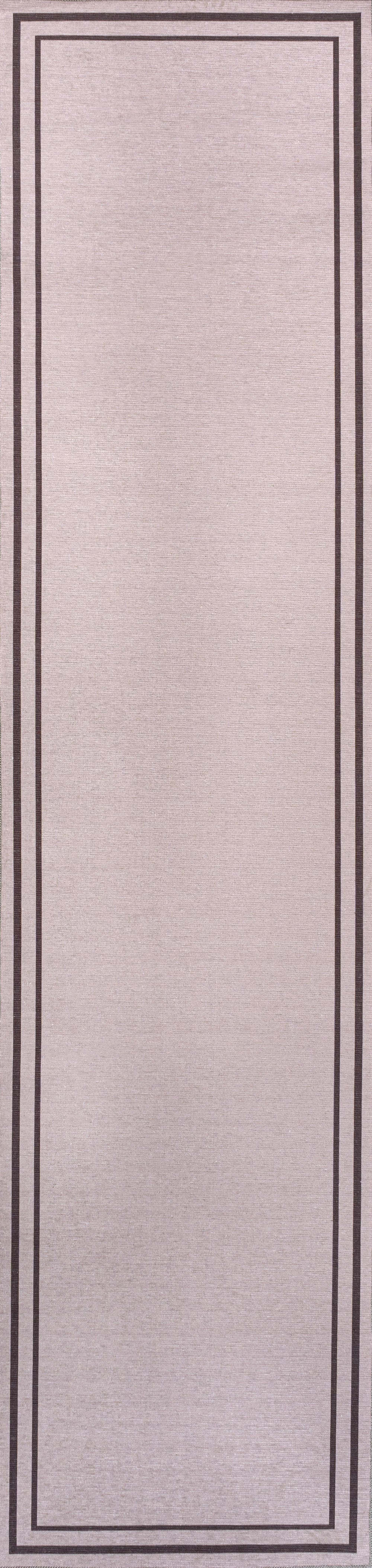 Sloane Classic 2-Stripe Border Washable Runner Rug