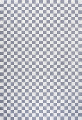 Ainsley Modern Cottage Checkerboard Washable Area Rug