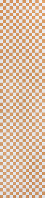 Ainsley Modern Cottage Checkerboard Washable Runner Rug