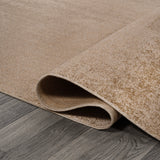 Twyla Classic Solid Low-Pile Machine-Washable Area Rug