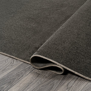 Twyla Classic Solid Low-Pile Machine-Washable Runner Rug