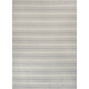 Fawning Two-Tone Striped Classic Low-Pile Machine-Washable Area Rug