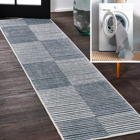 Shutter-Minimalist-Striped-Plaid-Machine-Washable-Runner-Rug-Runner-Rugs