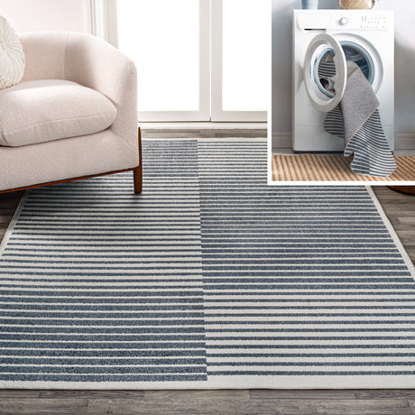 Shutter-Minimalist-Striped-Plaid-Machine-Washable-Area-Rug-Area-Rugs