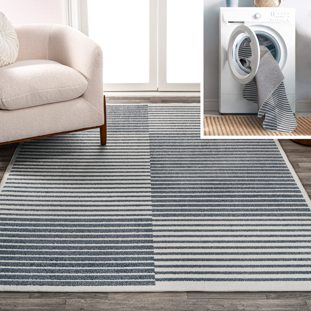Shutter-Minimalist-Striped-Plaid-Machine-Washable-Area-Rug-Area-Rugs
