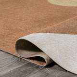 Slinger Modern Contemporary Collage Machine-Washable Area Rug