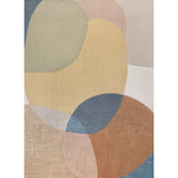 Pebble Geometric Contemporary Machine-Washable Area Rug