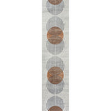 Kallax Geometric Modern Low-Pile Machine-Washable Runner Rug