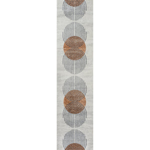 Kallax Geometric Modern Low-Pile Machine-Washable Runner Rug