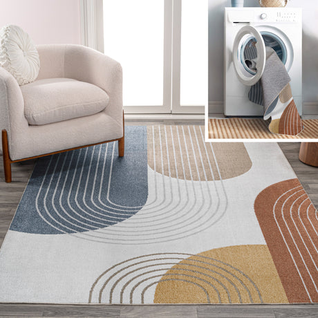 Arches-Contemporary-Minimalist-Machine-Washable-Area-Rug-Area-Rugs
