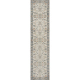 Hiero Persian Border Low-Pile Machine-Washable Runner Rug