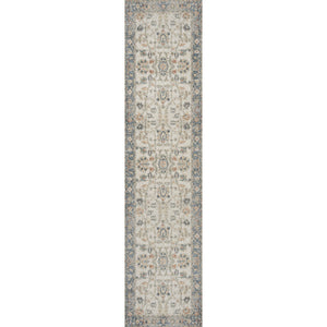 Hiero Persian Border Low-Pile Machine-Washable Runner Rug