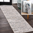 Edith-Distressed-Medallion-Low-Pile-Machine-Washable-Runner-Rug-Runner-Rugs