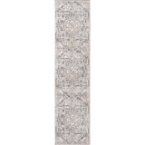 Edith Distressed Medallion Low-Pile Machine-Washable Runner Rug