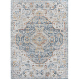 Shaemus Bohemian Medallion Low-Pile Machine-Washable Area Rug