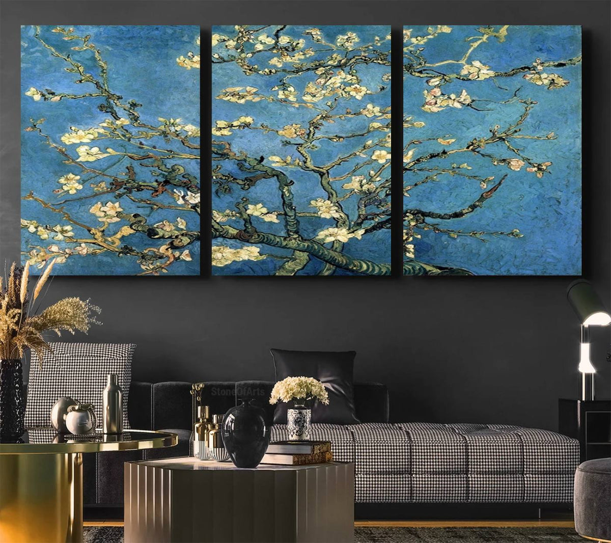 Wall Art Almond Blossom by Van Gogh Canvas Print